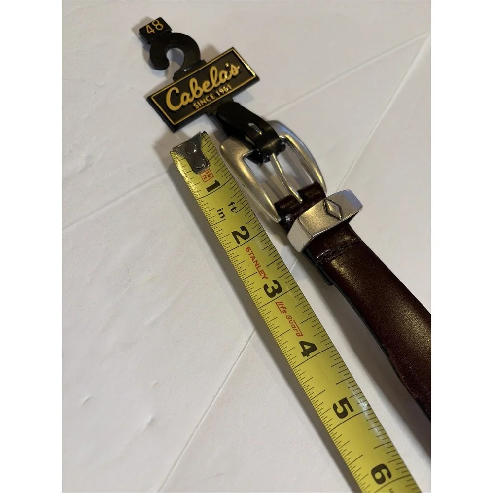 Cabela's Belt Men's 48 Brown Western Style 95-1271 New